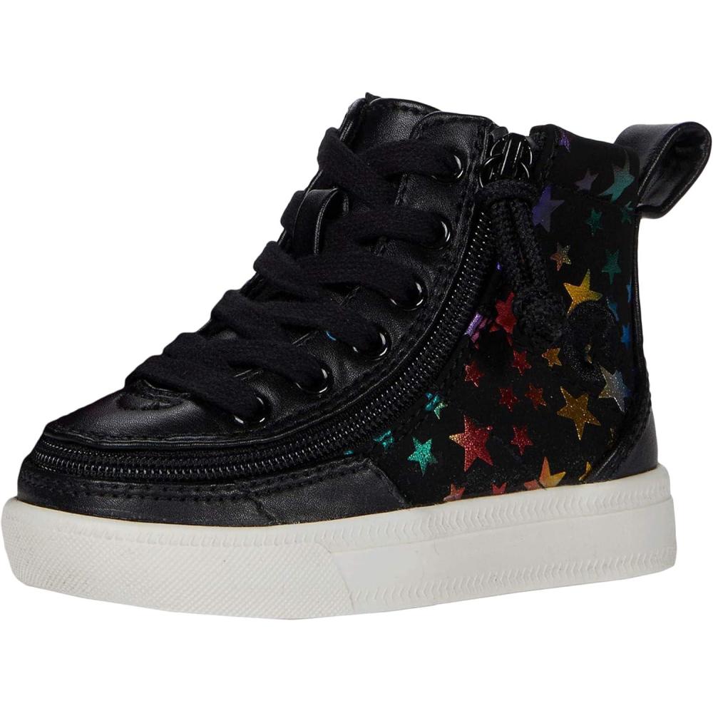 image:imageBILLY Footwear Kids Classic Lace High Little KidBig KidBlack Stars