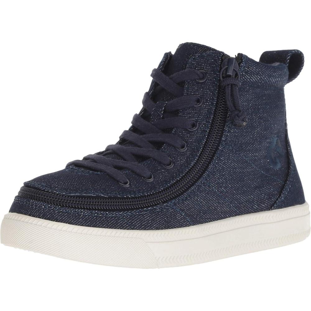 image:imageBILLY Footwear Kids Classic Lace High Little KidBig KidBlue Denim Glitter