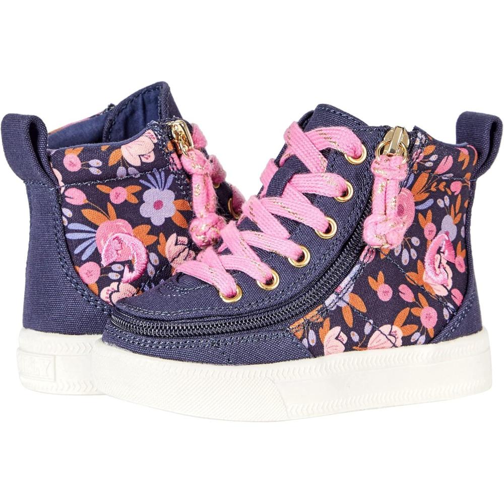 image:imageBILLY Footwear Kids Classic Lace High Little KidBig KidNavy Floral