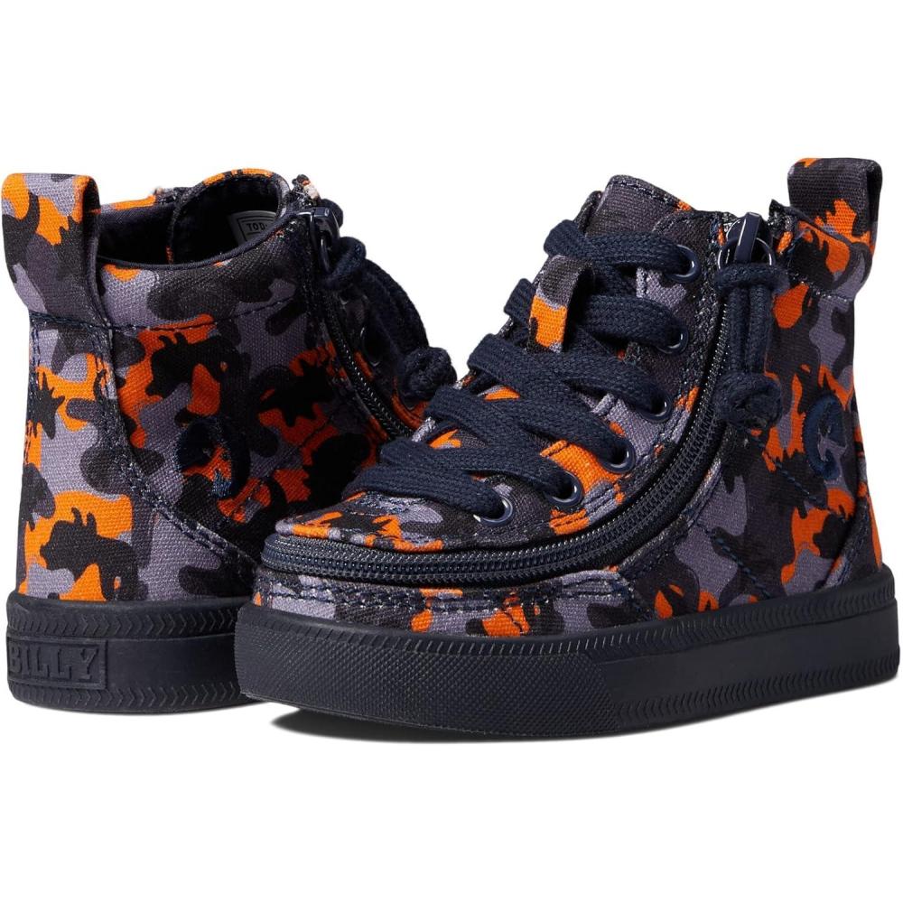 image:imageBILLY Footwear Kids Classic Lace High Little KidBig KidOrange Dino 1