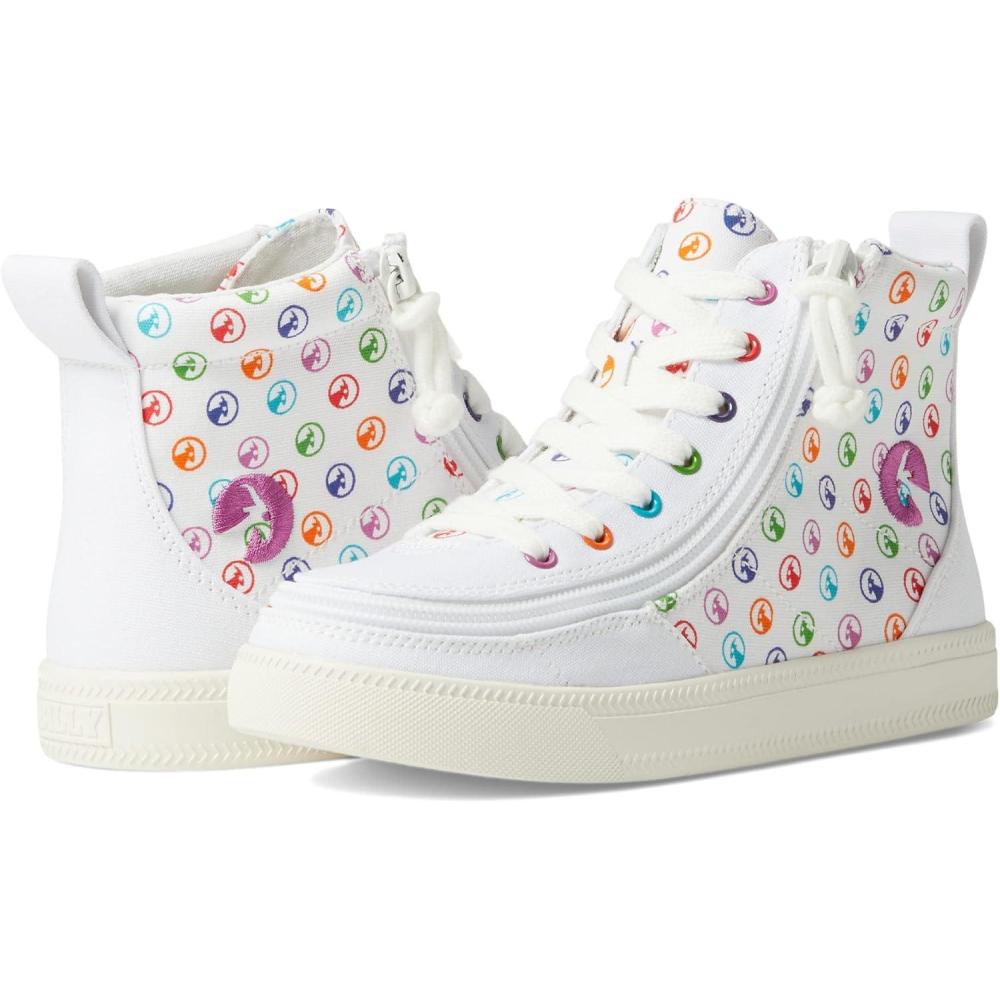 image:imageBILLY Footwear Kids Classic Lace High Little KidBig KidRainbow Polka