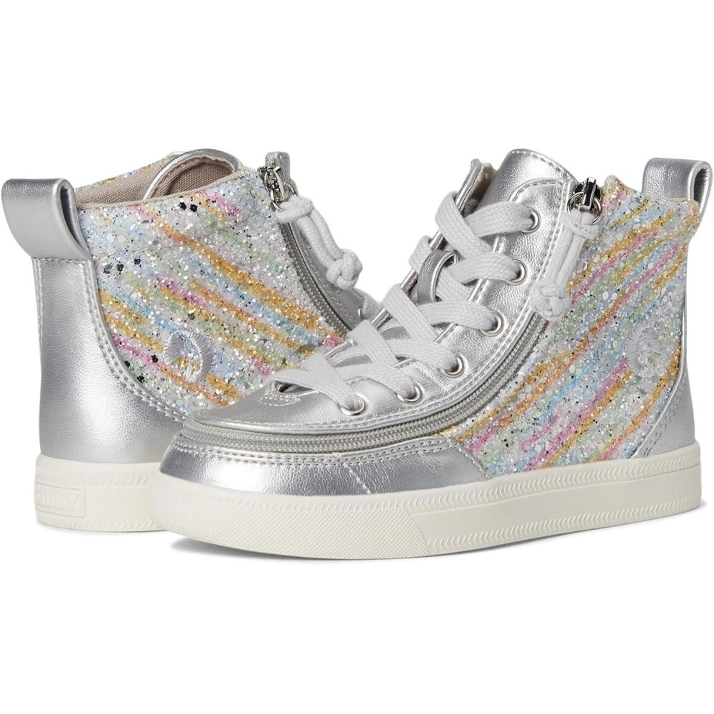 image:imageBILLY Footwear Kids Classic Lace High Little KidBig KidSilver Rainbow