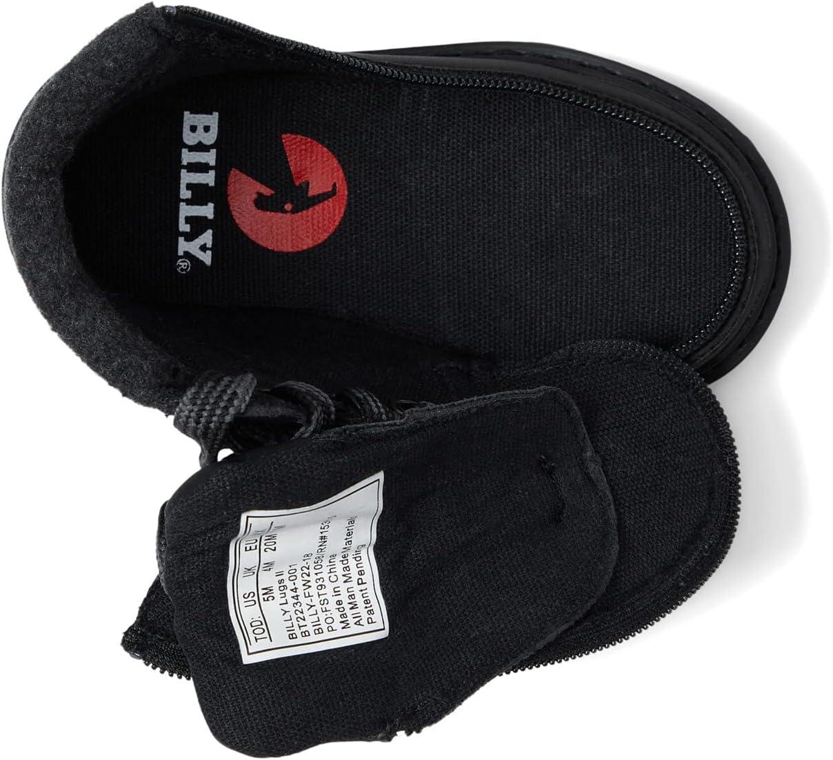 image:imageBILLY Footwear Kids Lugs Ii Boots for Toddler and Little Kids Leather Upper Woven Textile Insole and Rubber Outsole for TractionBlack