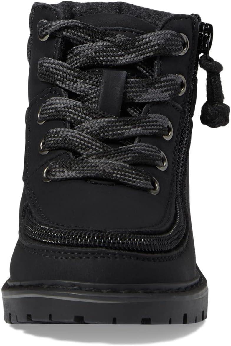 image:imageBILLY Footwear Kids Lugs Ii Boots for Toddler and Little Kids Leather Upper Woven Textile Insole and Rubber Outsole for TractionBlack