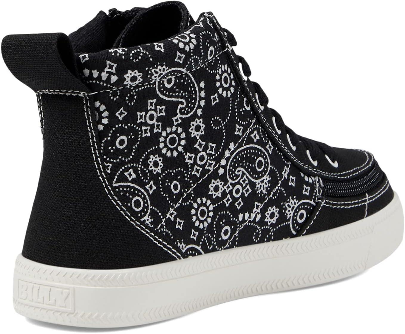 image:imageBilly Footwear UnisexChild Classic Lace High Toddler SneakerBlack Paisley