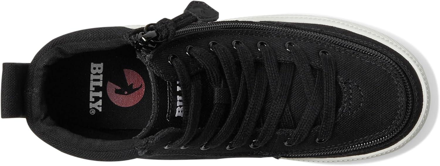 image:imageBilly Footwear UnisexChild Classic Lace High Toddler SneakerBlackWhite