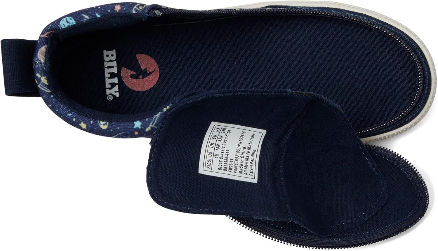image:imageBilly Footwear UnisexChild Classic Lace High Toddler SneakerNavy Space