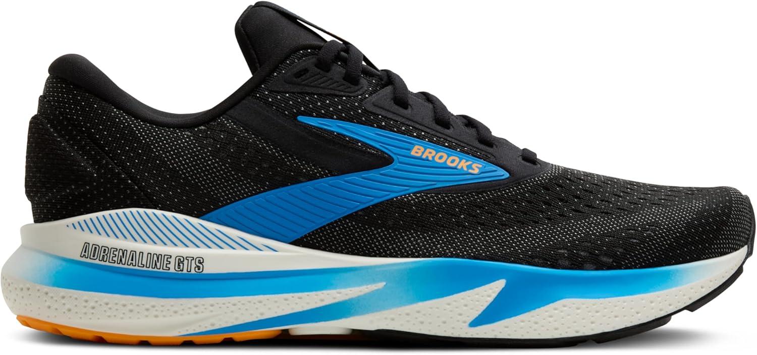 image:imageBrooks Mens Adrenaline GTS 24 Supportive Running ShoeBlackEbonyCloissonne