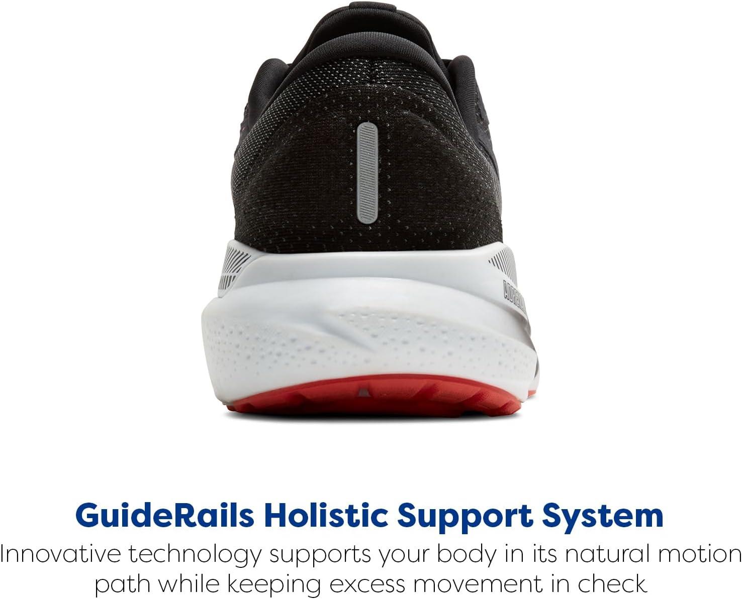 image:imageBrooks Mens Adrenaline GTS 24 Supportive Running ShoeBlackGreyRed