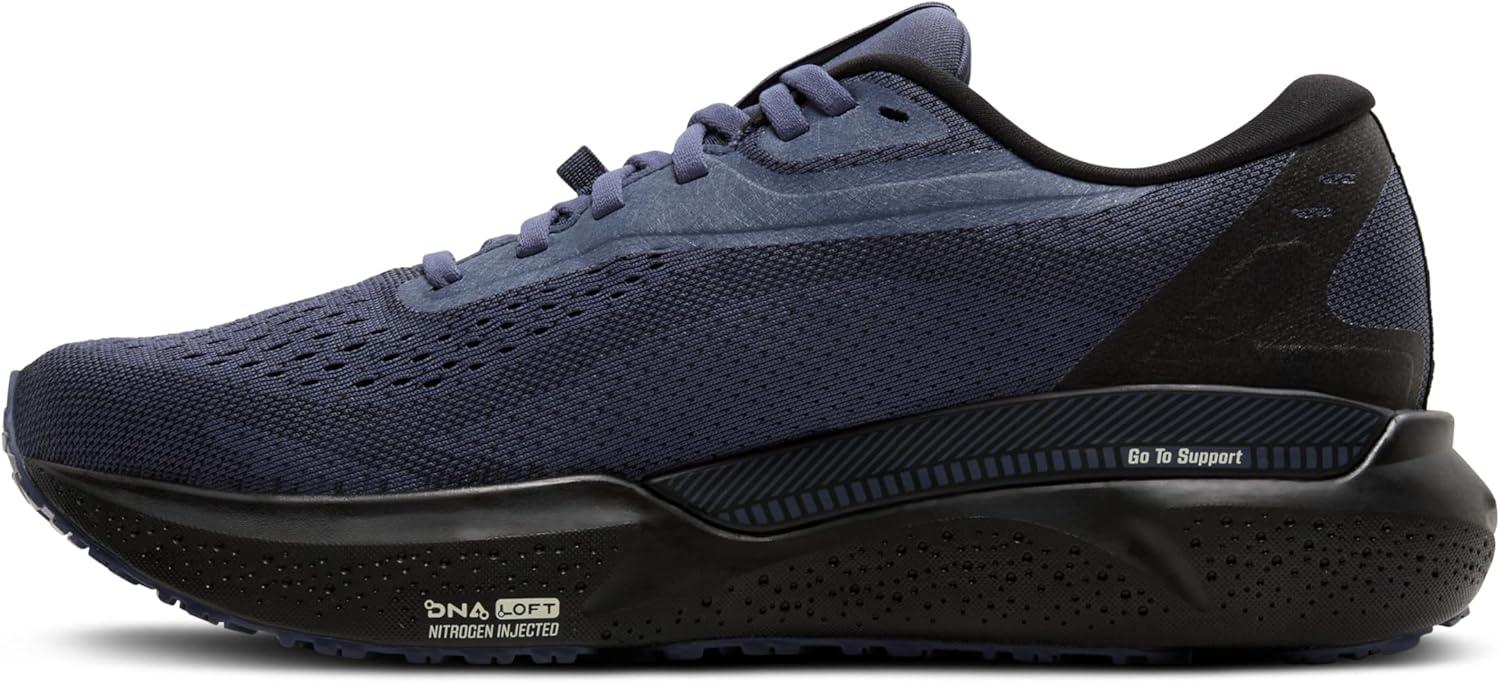 image:imageBrooks Mens Adrenaline GTS 24 Supportive Running ShoeBlackNightshadowCoconut