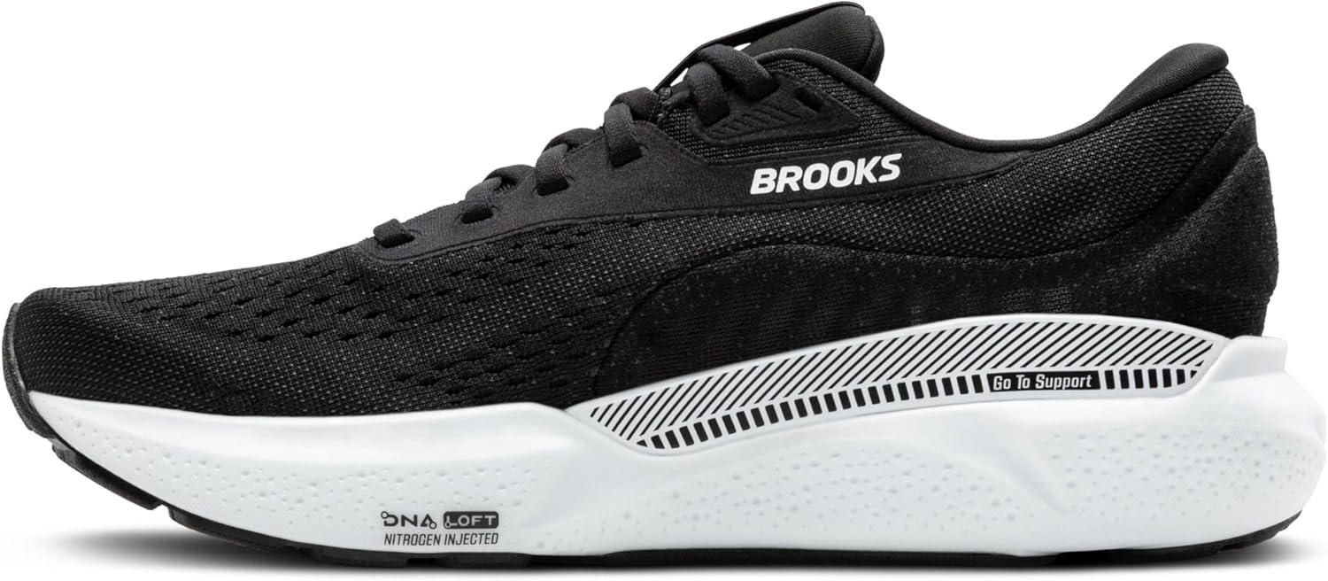 image:imageBrooks Mens Adrenaline GTS 24 Supportive Running ShoeBlackWhite