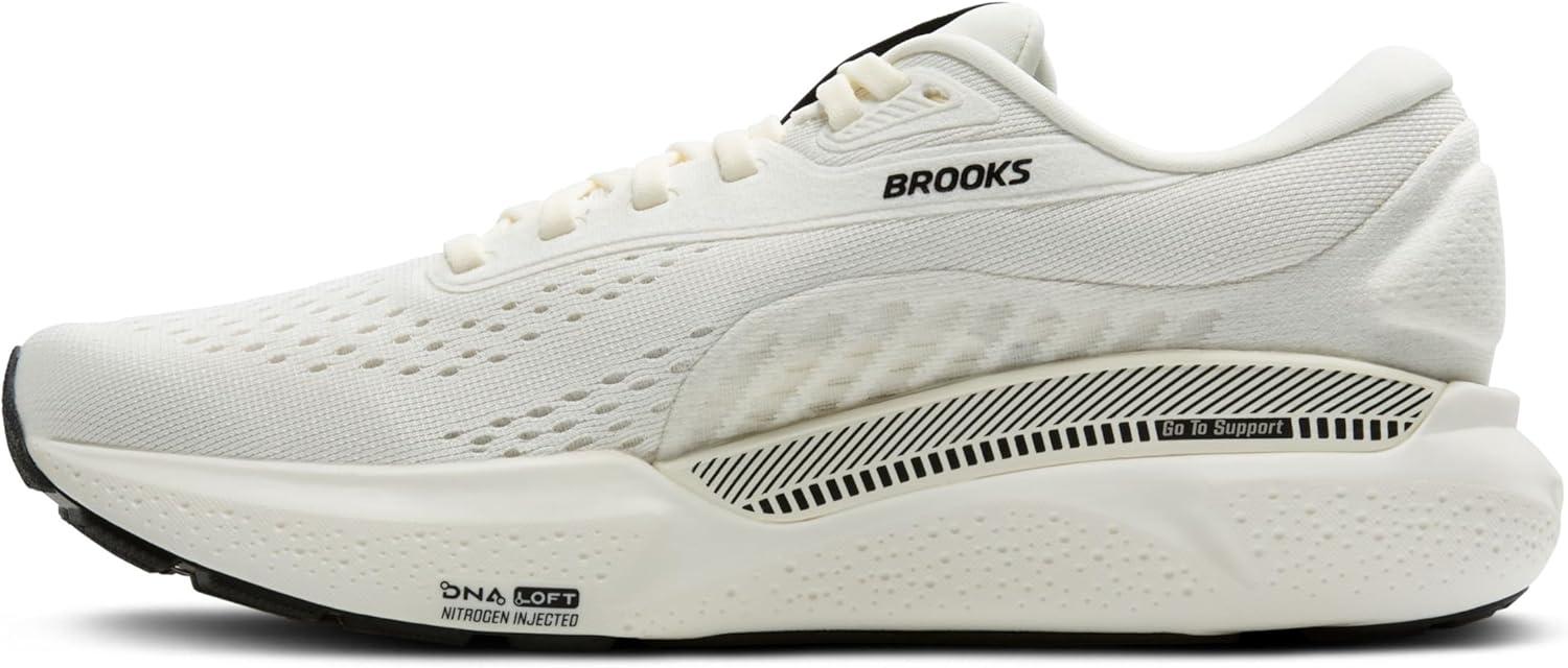 image:imageBrooks Mens Adrenaline GTS 24 Supportive Running ShoeCoconutBlackWhite Sand