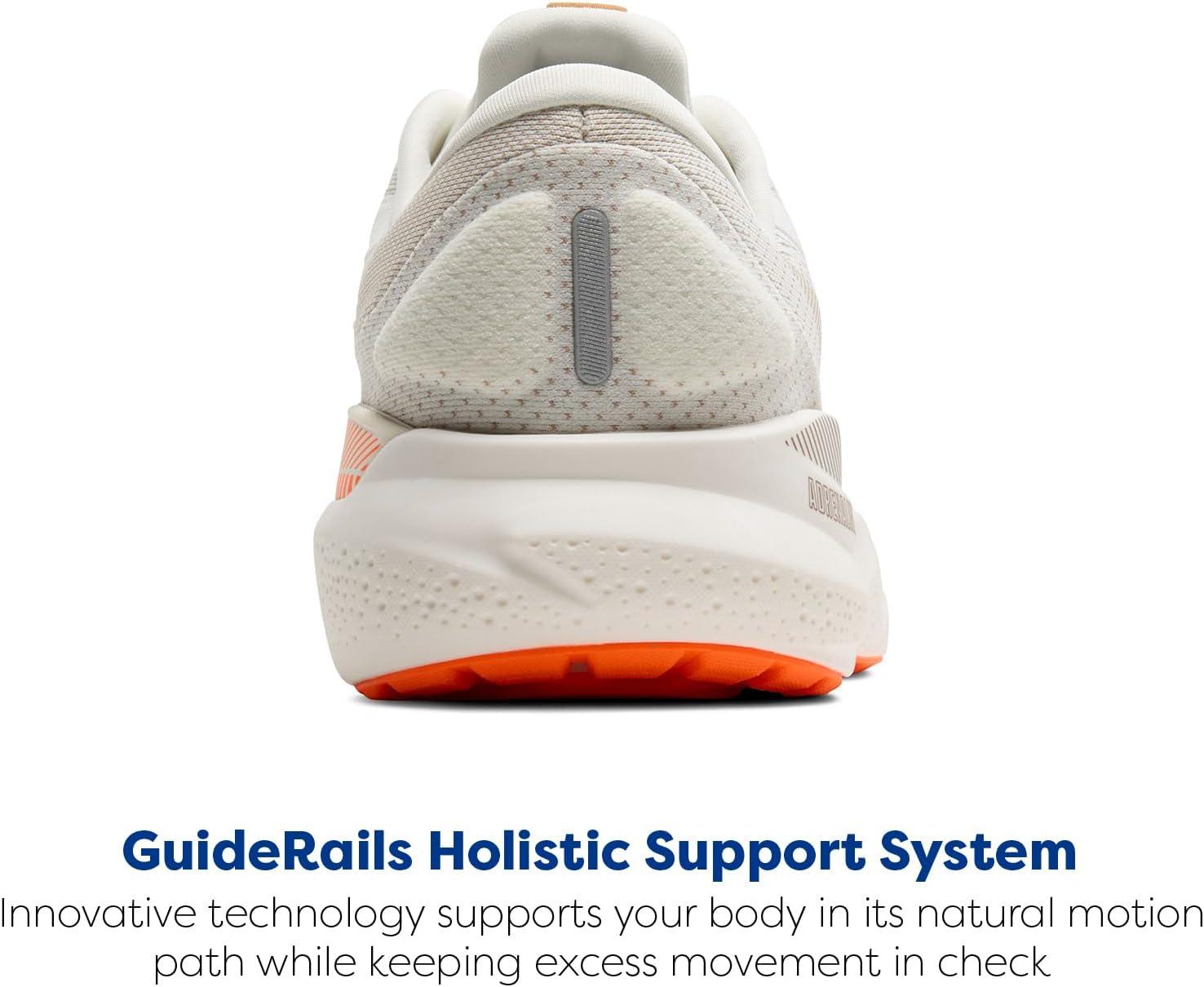image:imageBrooks Mens Adrenaline GTS 24 Supportive Running ShoeCoconutPortabellaOrange