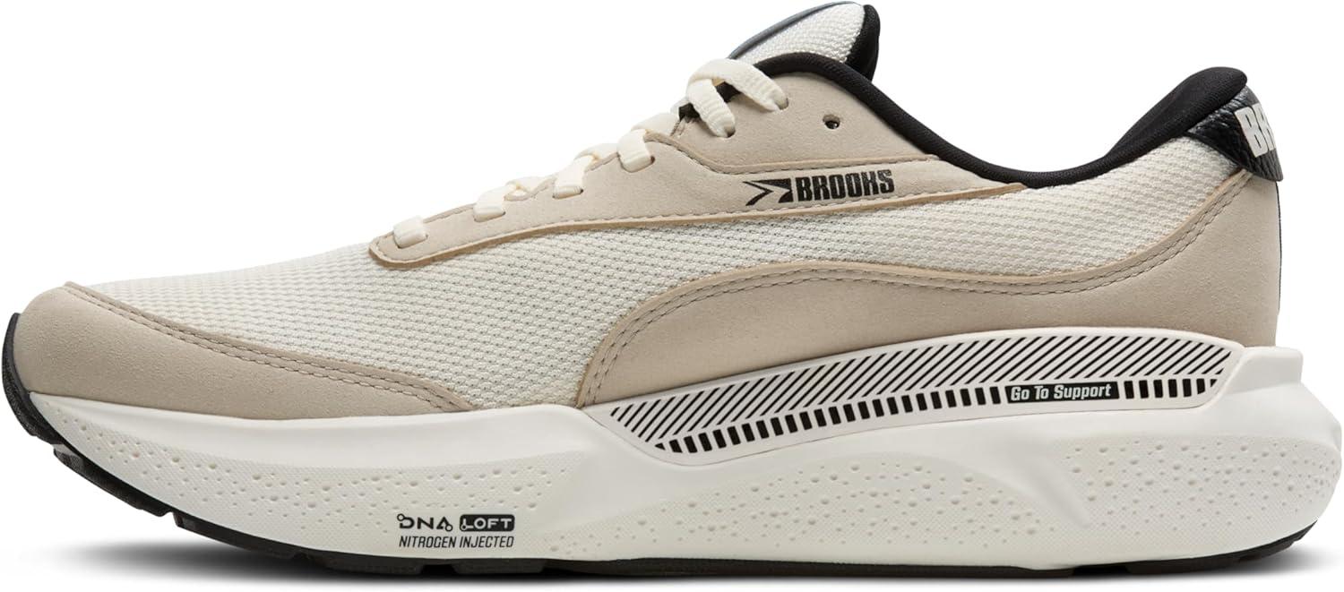 image:imageBrooks Mens Adrenaline GTS 24 Supportive Running ShoeCoconutSilverliningBlack
