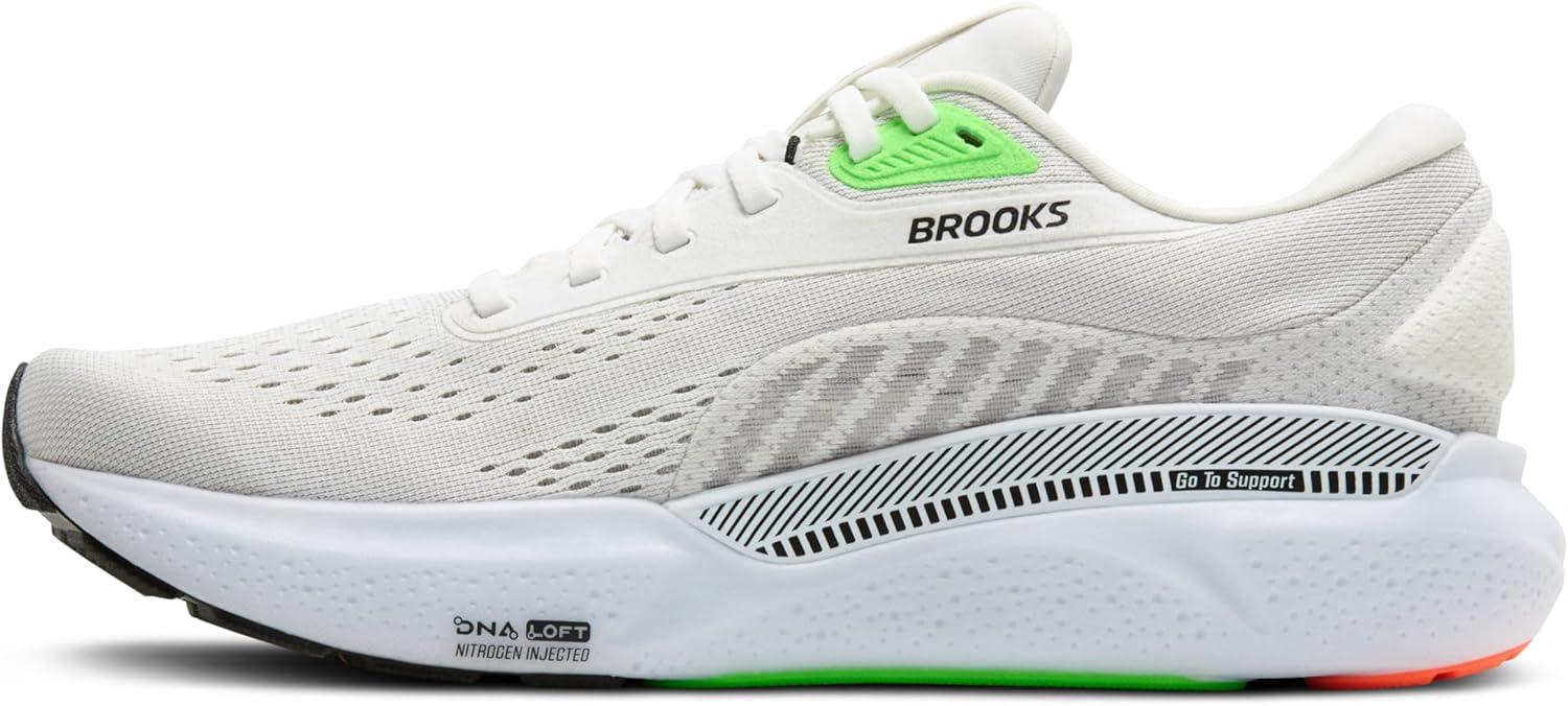 image:imageBrooks Mens Adrenaline GTS 24 Supportive Running ShoeWhiteGeckoAtomizer