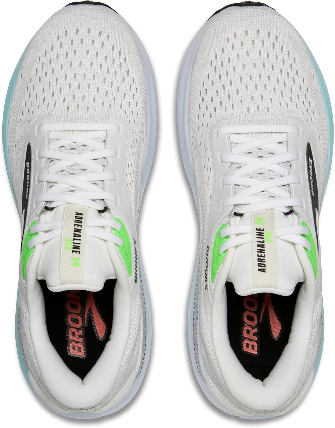 image:imageBrooks Mens Adrenaline GTS 24 Supportive Running ShoeWhiteGeckoAtomizer
