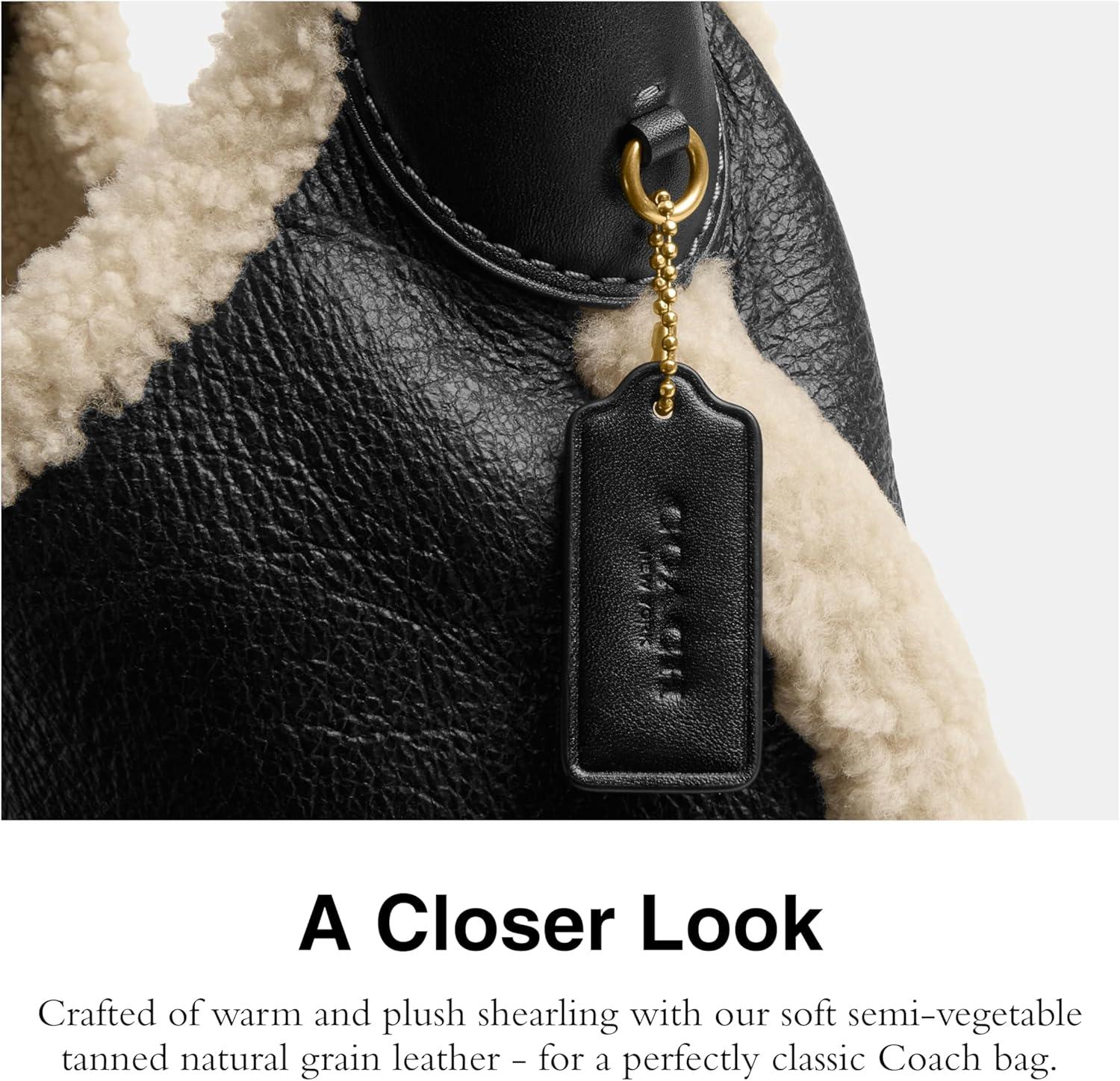 image:imageCoach Brooklyn Shoulder Bag 28B4Black Natural