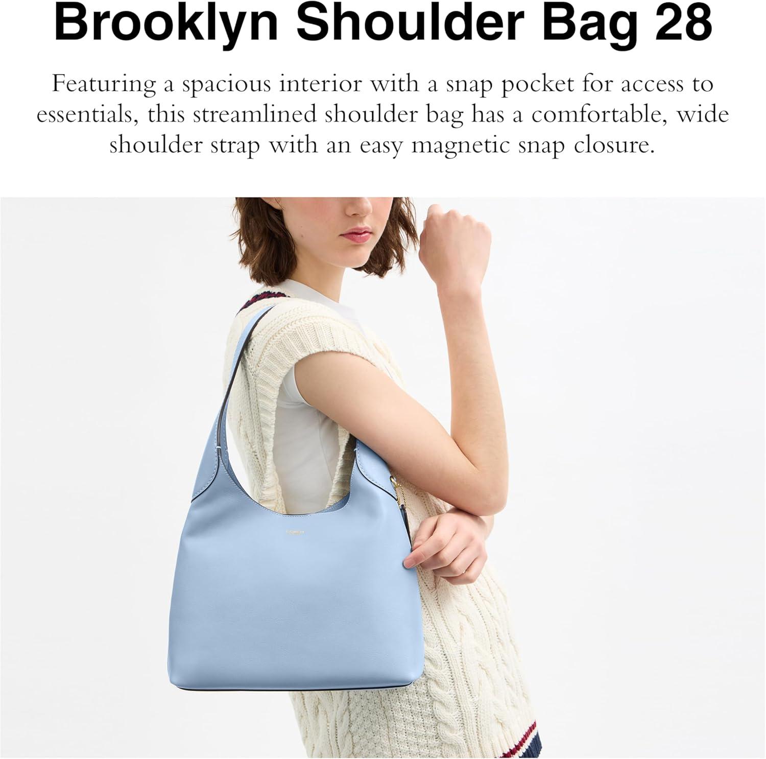 image:imageCoach Brooklyn Shoulder Bag 28Bluebell