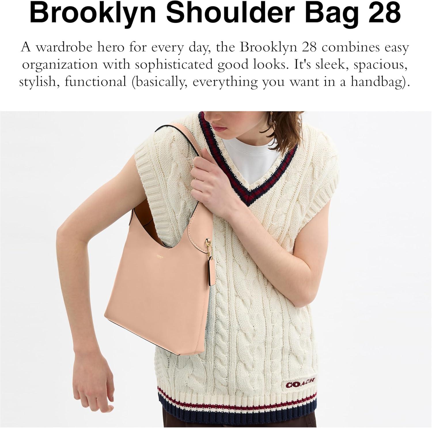image:imageCoach Brooklyn Shoulder Bag 28Cream