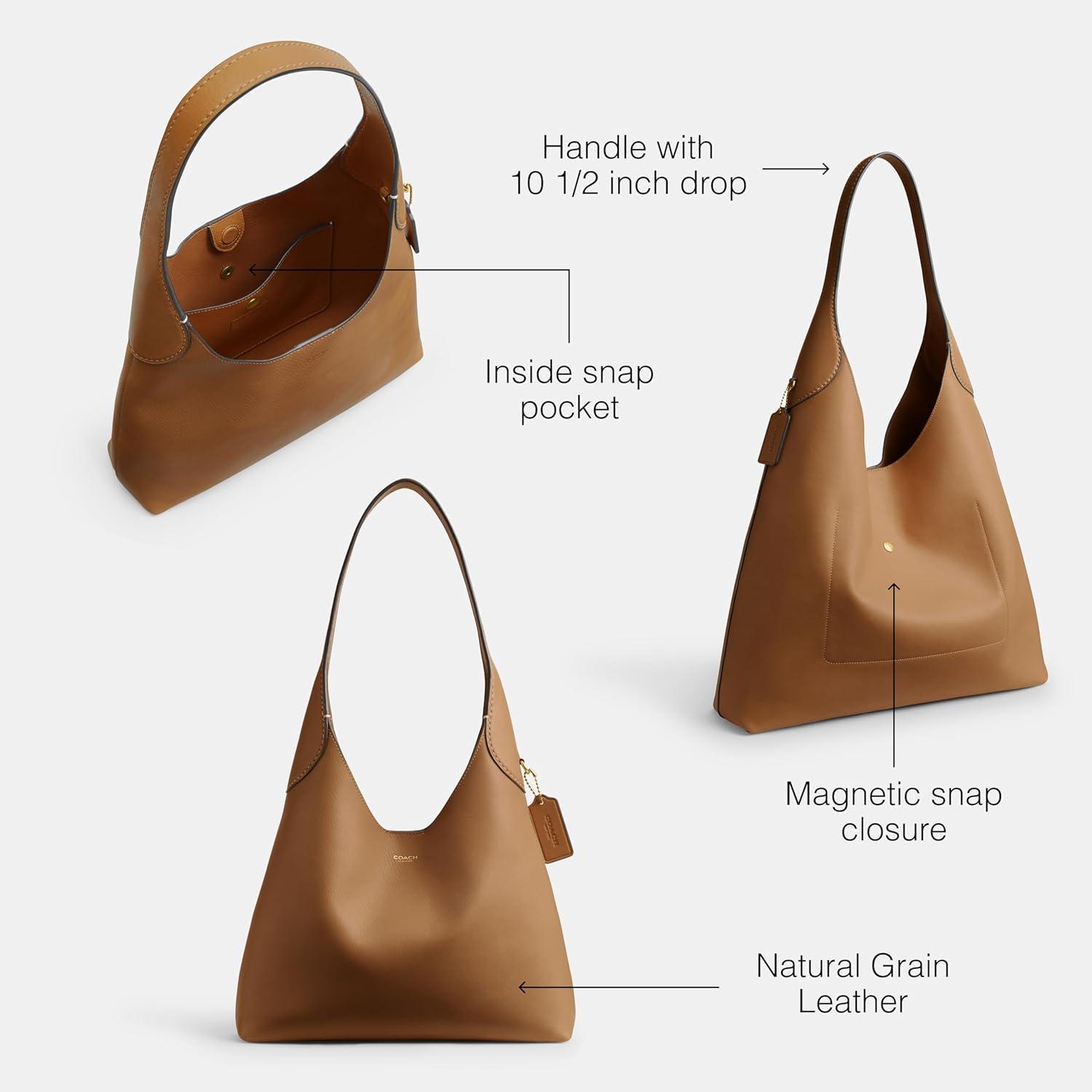 image:imageCoach Brooklyn Shoulder Bag 28Honey Brown