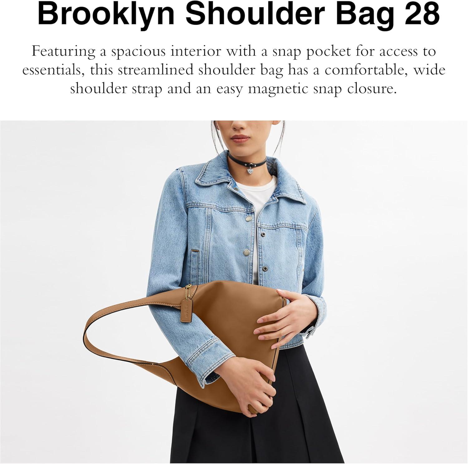 image:imageCoach Brooklyn Shoulder Bag 28Honey Brown
