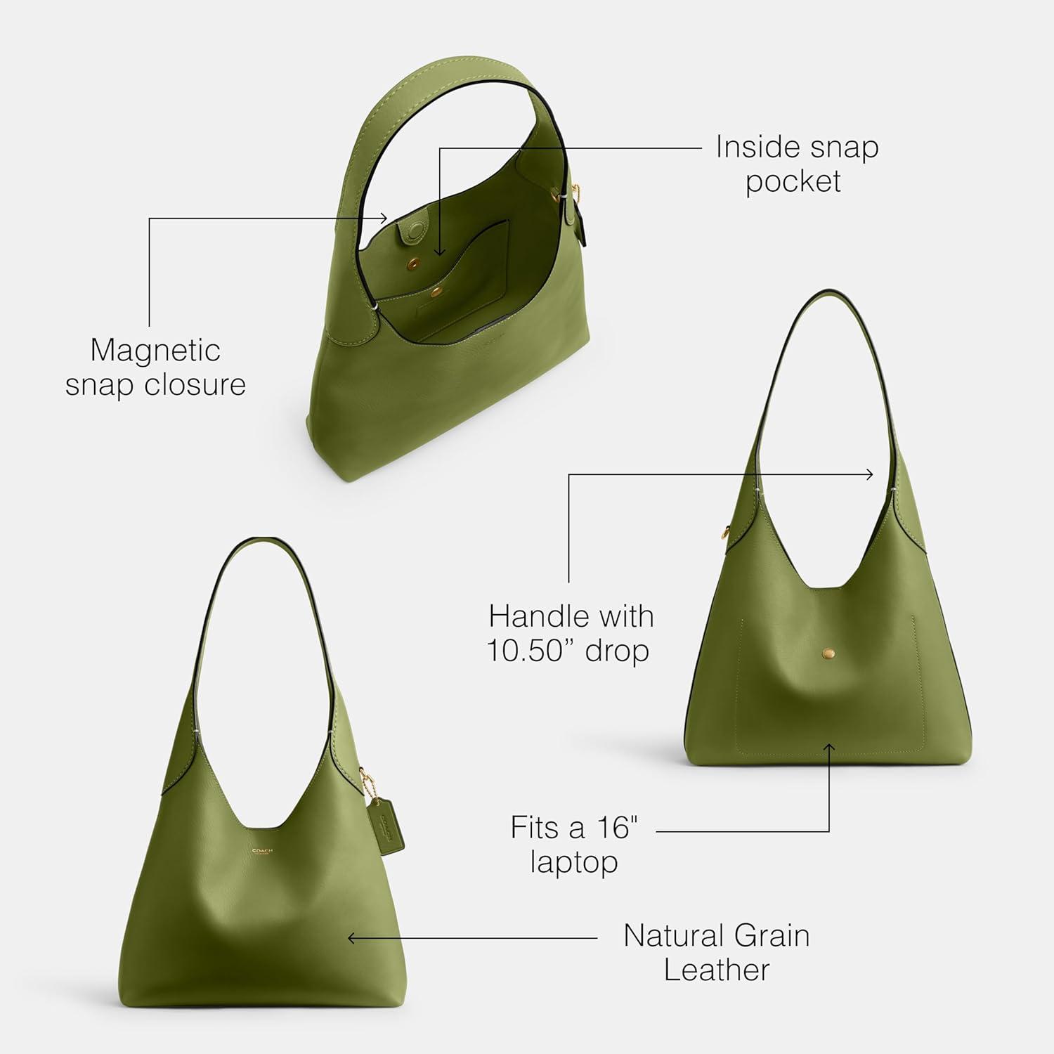 image:imageCoach Brooklyn Shoulder Bag 28Lime