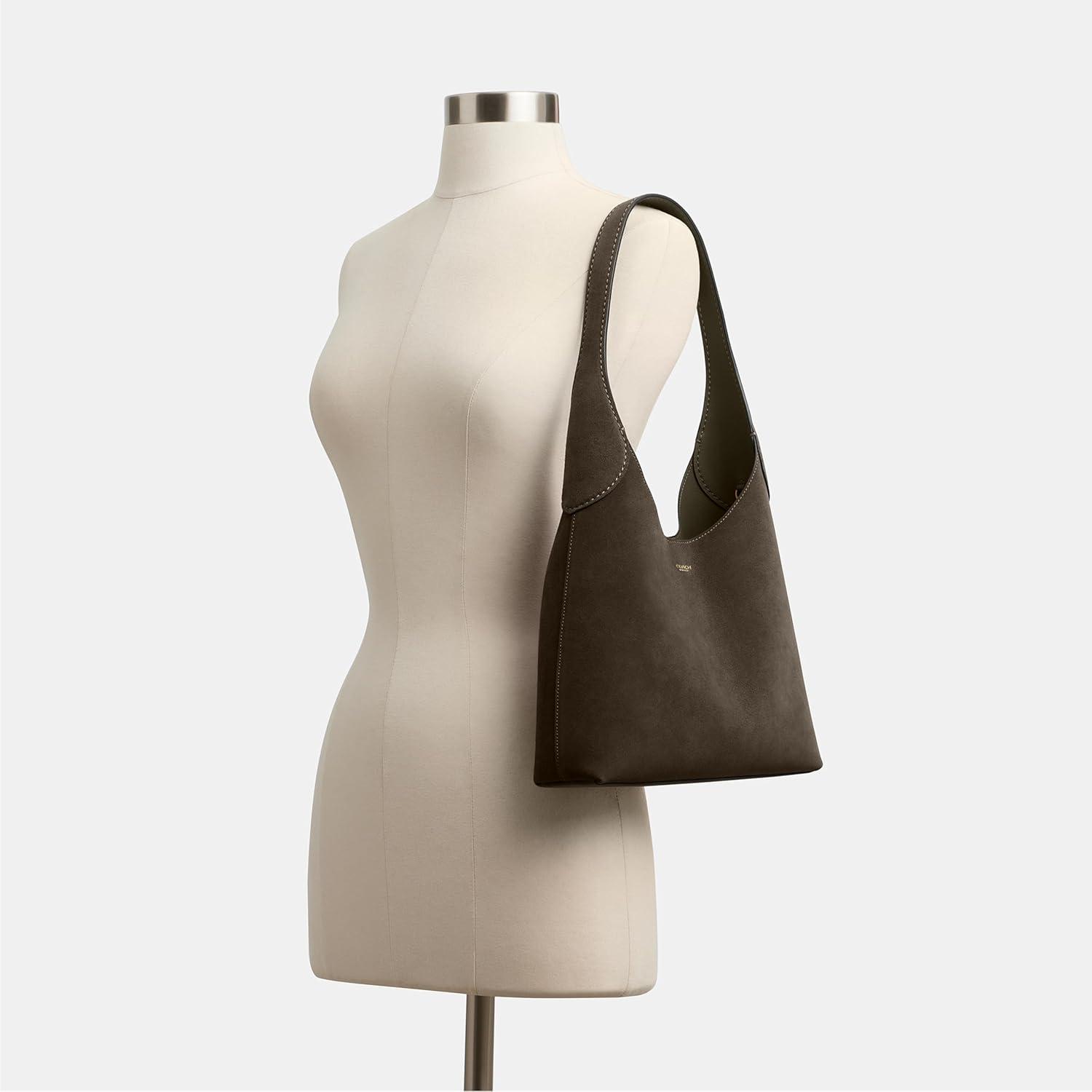 image:imageCoach Brooklyn Shoulder Bag 28Olive Suede