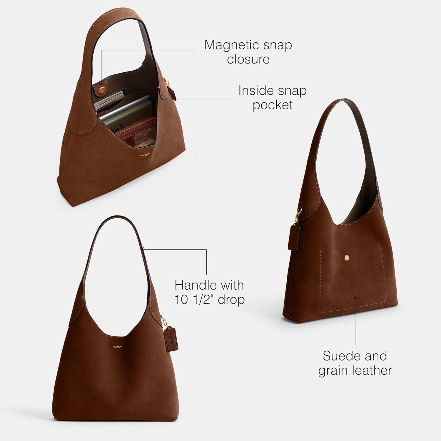 image:imageCoach Brooklyn Shoulder Bag 28Warm Brown