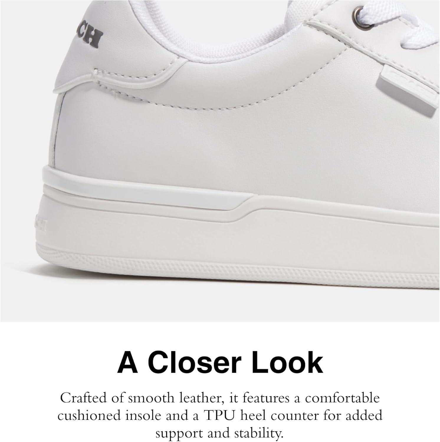 image:imageCoach Lowline Low Top for Women Cushioned Insole Supportive and Stable Lightweight Casual SneakersOptical White