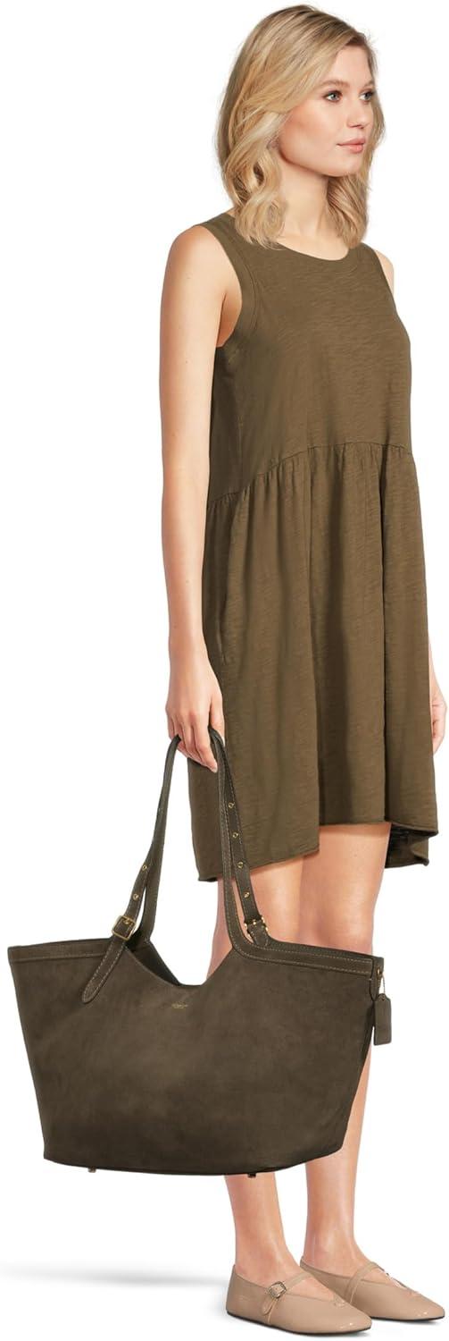 image:imageCoach Womens Gramercy ToteOlive Suede