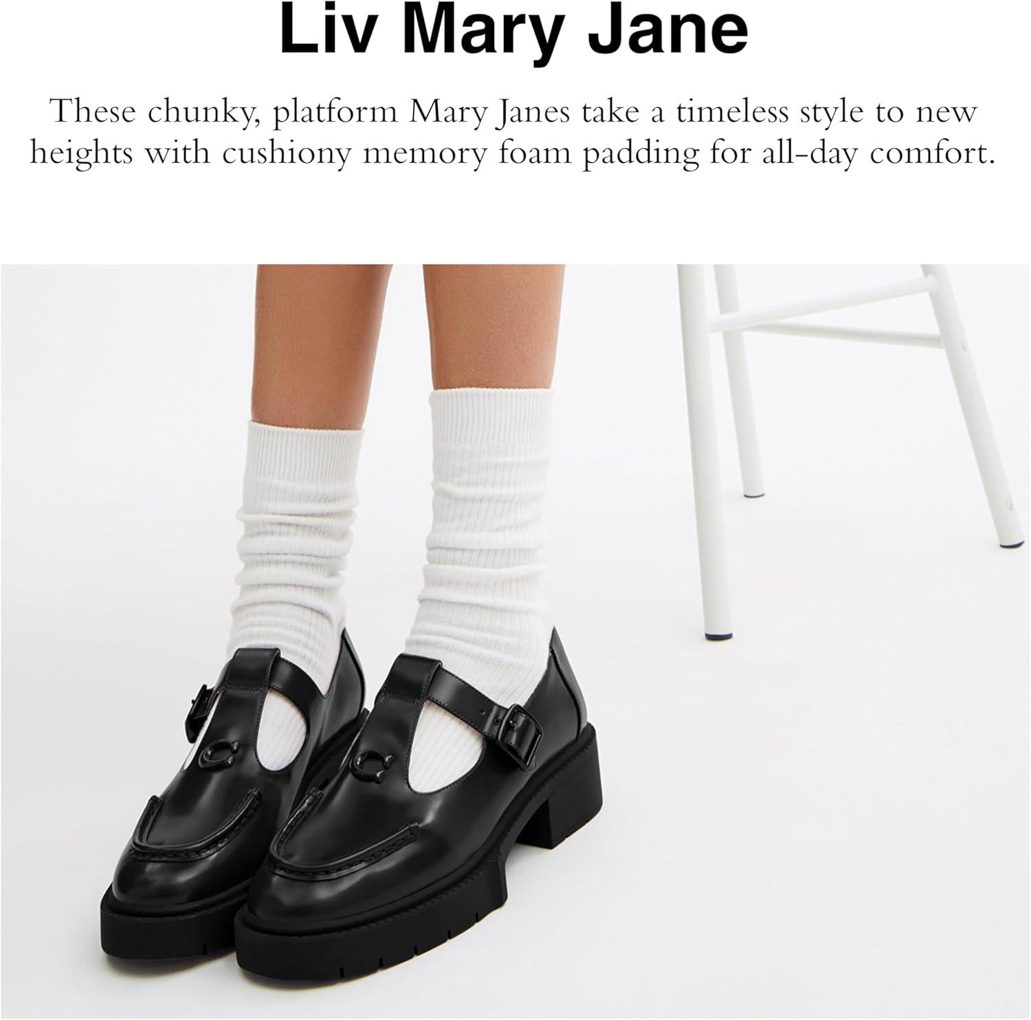 image:imageCoach Womens Liv Mary JaneBlack