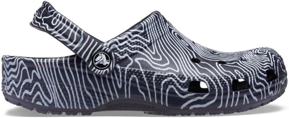 image:imageCrocs UnisexAdult Classic Graphic ClogsDeep NavyMulti