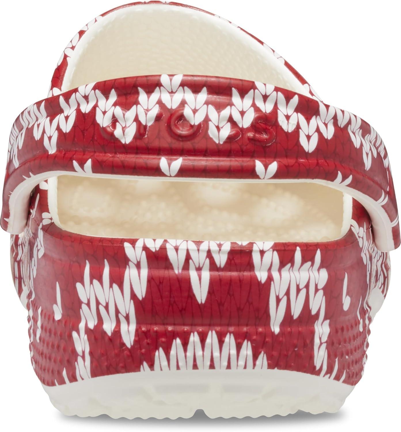image:imageCrocs UnisexAdult Classic Graphic ClogsHoliday Sweater Print