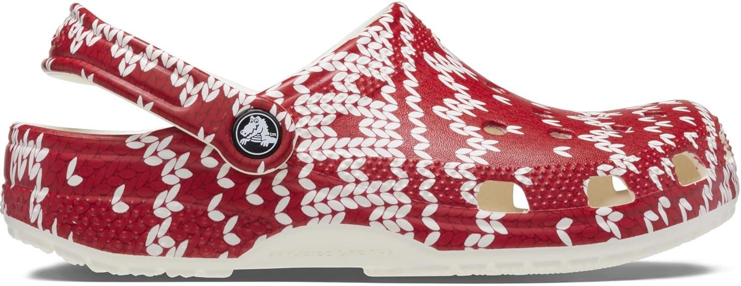 image:imageCrocs UnisexAdult Classic Graphic ClogsHoliday Sweater Print