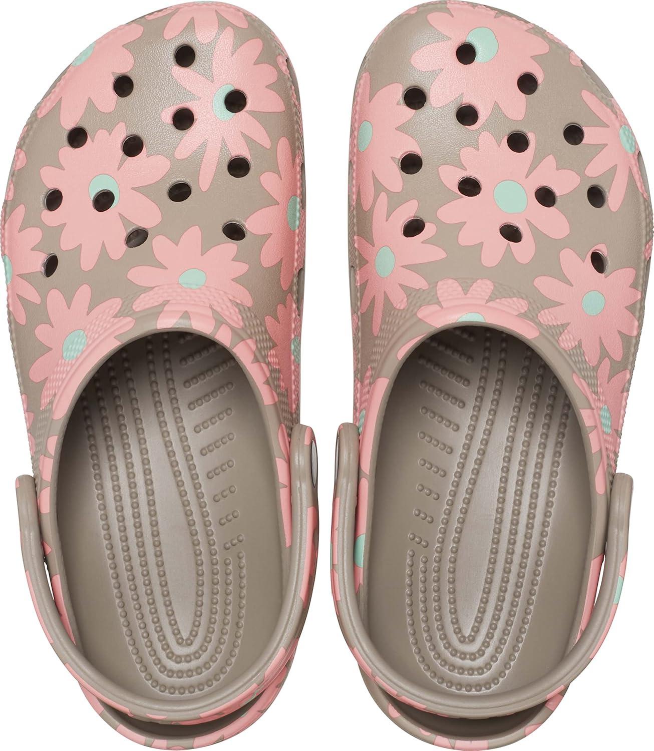 image:imageCrocs UnisexAdult Classic Graphic ClogsMushroomMulti Flower