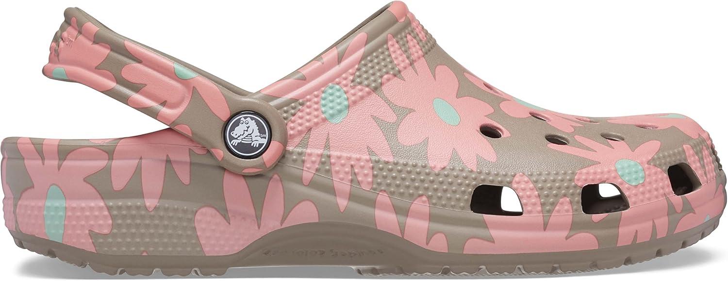 image:imageCrocs UnisexAdult Classic Graphic ClogsMushroomMulti Flower