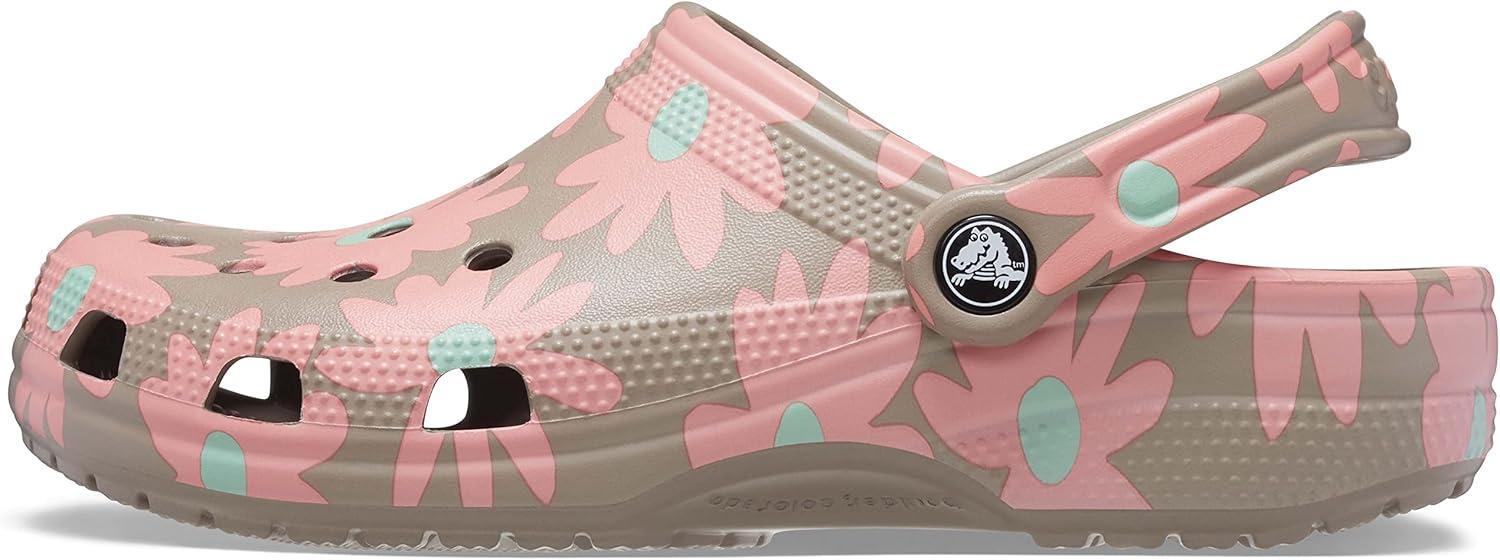image:imageCrocs UnisexAdult Classic Graphic ClogsMushroomMulti Flower