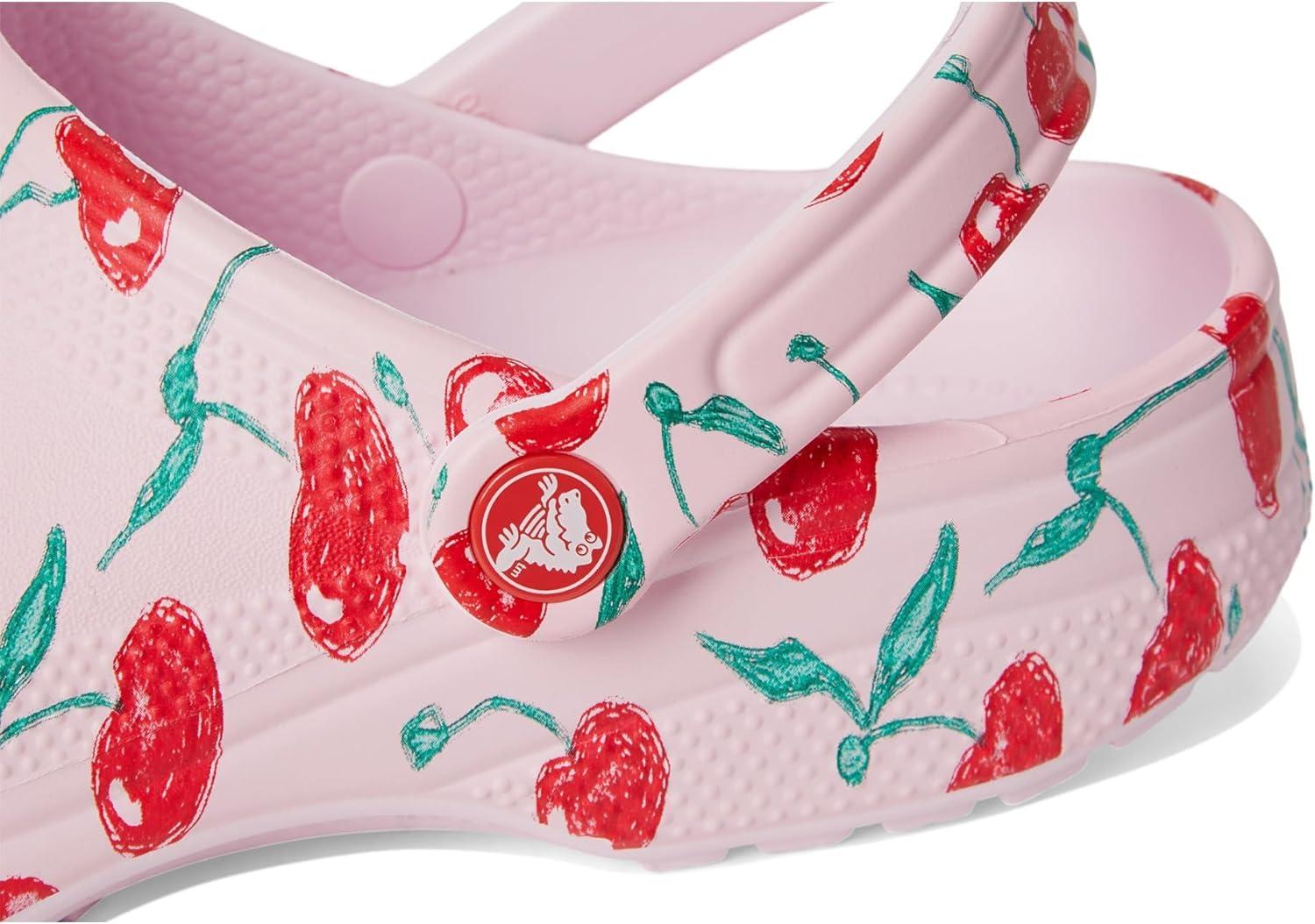 image:imageCrocs UnisexAdult Classic Graphic ClogsPink MilkCherries