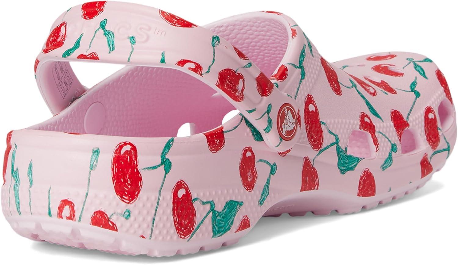 image:imageCrocs UnisexAdult Classic Graphic ClogsPink MilkCherries
