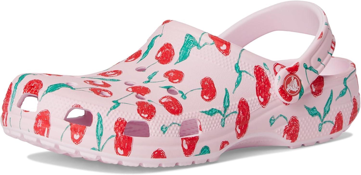 image:imageCrocs UnisexAdult Classic Graphic ClogsPink MilkCherries