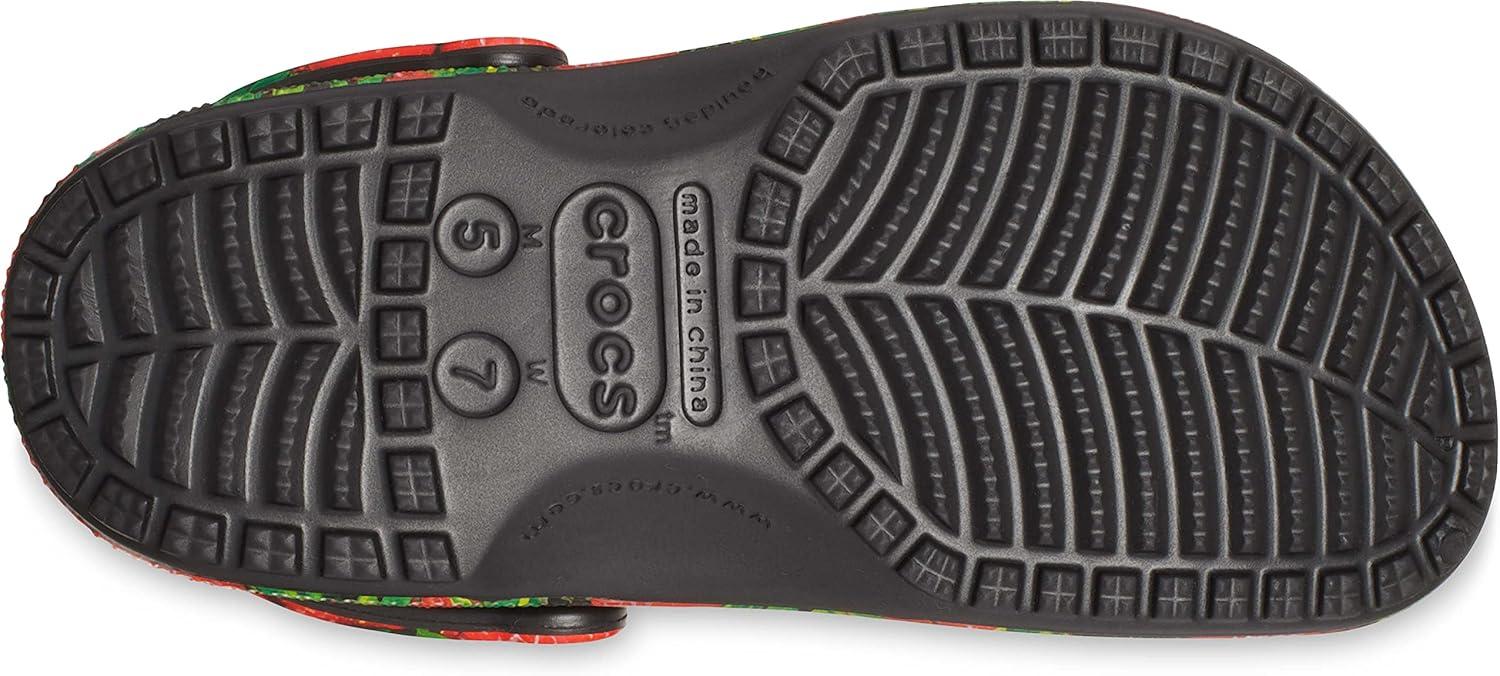 image:imageCrocs UnisexAdult Classic Graphic ClogsRedBlack