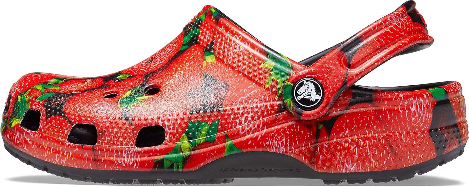 image:imageCrocs UnisexAdult Classic Graphic ClogsRedBlack