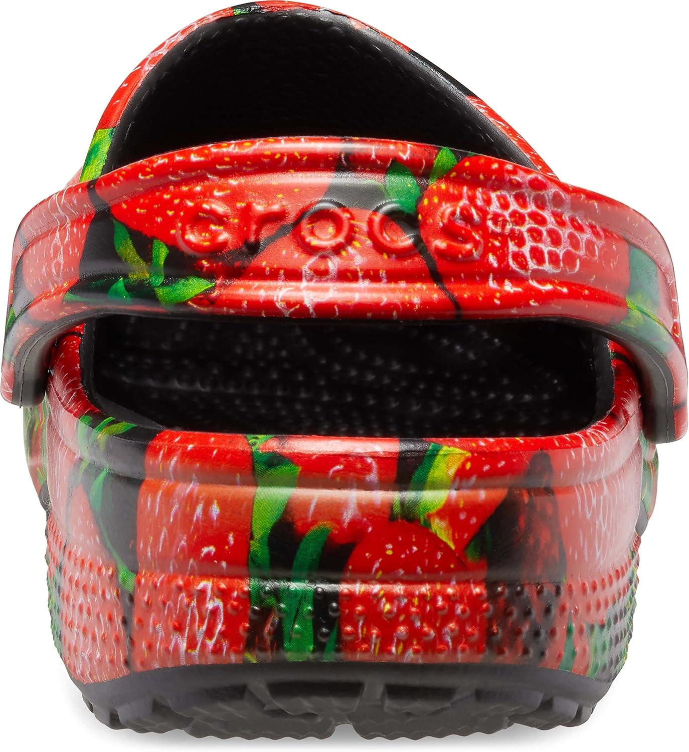 image:imageCrocs UnisexAdult Classic Graphic ClogsRedBlack