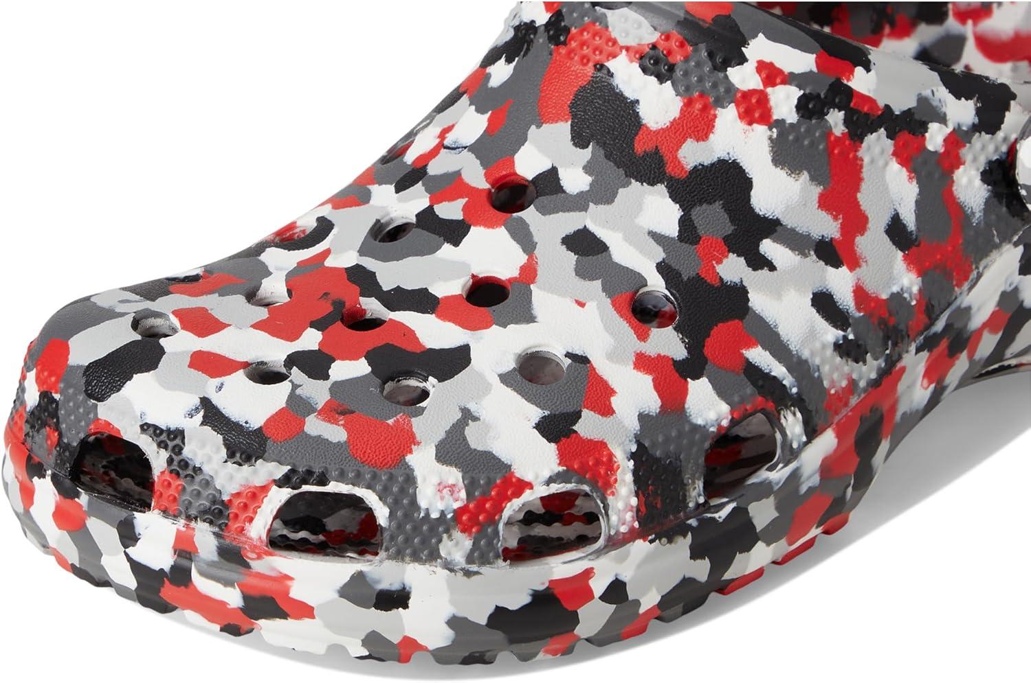 image:imageCrocs UnisexAdult Classic Graphic ClogsRedMulti