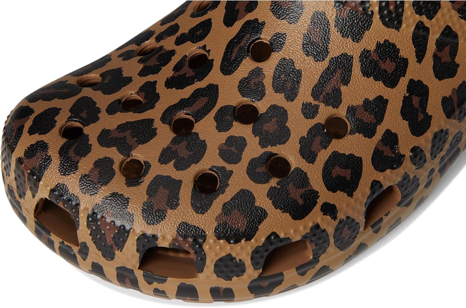 image:imageCrocs UnisexAdult Classic Graphic ClogsSepiaLeopard