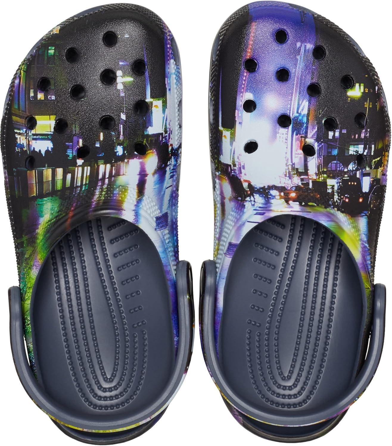 image:imageCrocs UnisexAdult Classic Graphic ClogsStormMeta Scape