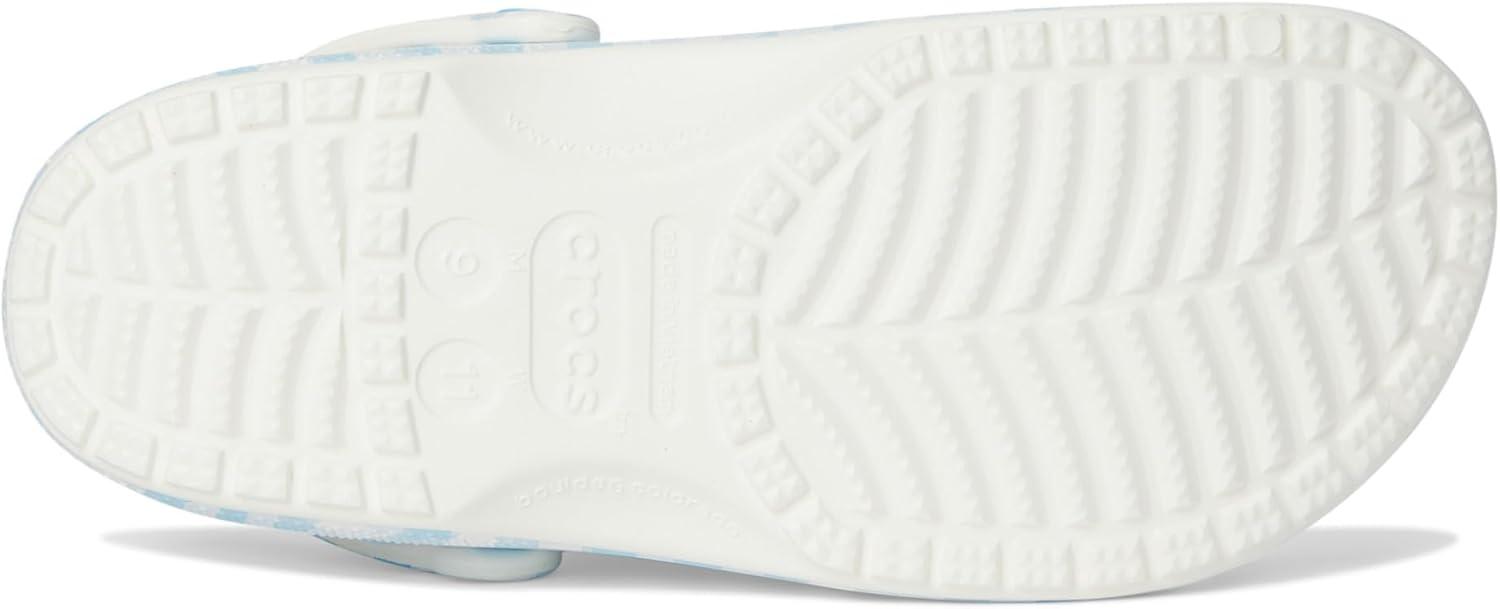 image:imageCrocs UnisexAdult Classic Graphic ClogsWhiteBlue 1