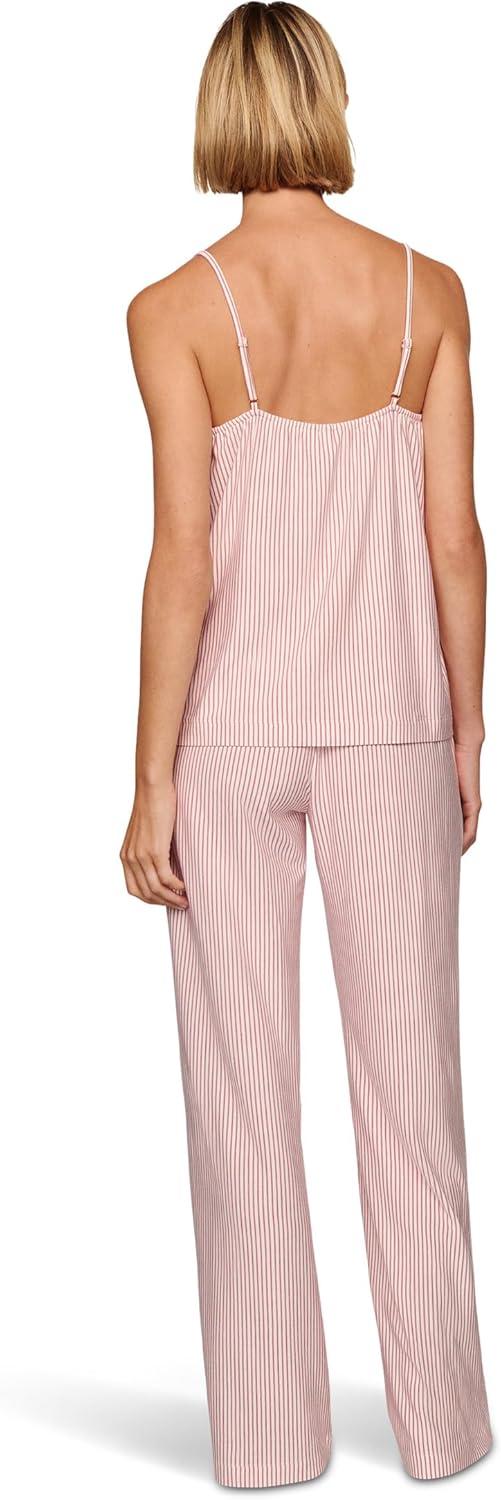 image:imageEberjey Womens Gisele Cami and Pant Pajama SetDuo Stripe Holly Red