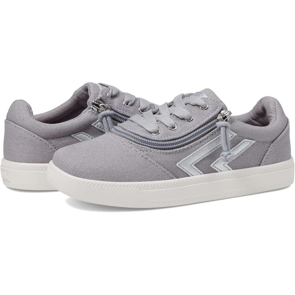 image:imageBILLY Footwear CS Sneaker Low Shoes for Kids Ideal for Little Kids and Big Kids Canvas Upper Round ToeGrey Silver