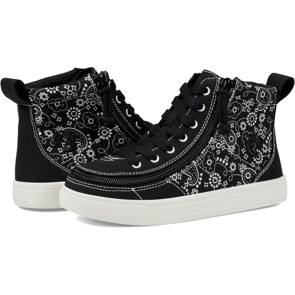 image:imageBilly Footwear UnisexChild Classic Lace High Toddler SneakerBlack Paisley